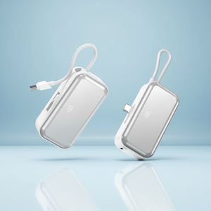 พาวเวอร์แบงค์ขนาดพกพาฉุกเฉินแบบ Type C ความจุ 5000mAh พร้อมที่ยึดสำหรับ <span class=keywords><strong>iPhone</strong></span> - Product Image 1