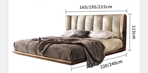Base de <span class=keywords><strong>Cama</strong></span> Moderna de Lujo de Alta Gama, Tapizada y Suave, Tamaño King, Base de <span class=keywords><strong>Cama</strong></span> Flotante <span class=keywords><strong>Suspendida</strong></span>, Ligera, Estilo Hotel, en Venta - Product Image 5