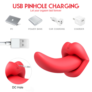 <span class=keywords><strong>2026</strong></span> Nieuwste Design Lip Tong Likkende Op Afstand Bedienbare 10 Frequenties Vibrerende Siliconen Mondvibrator - Product Image 6