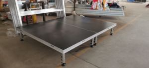 Scène mobile portable en aluminium bon marché pour événements en plein air, concerts, danses, expositions, plateforme de scène modulaire Tarima à vendre - Product Image 6
