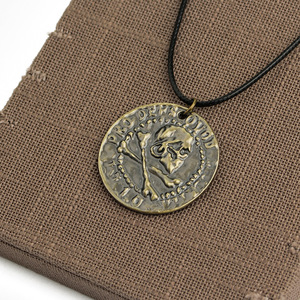 Collares <span class=keywords><strong>Nathan</strong></span> Drake para hombre, cadena de cordón de cuero gótico largo, joyería de juego de moda con Material de aleación de Zinc para aniversarios - Product Image 4