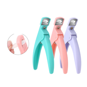 Nueva llegada Nail Art Clipper cortadores de bordes en forma de U al por mayor estilo francés cortadores de puntas de uñas postizas herramienta de manicura tijera pedicura - Product Image 1