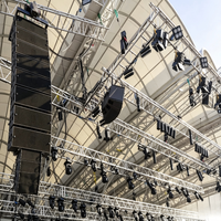 Structure de scène en treillis pour DJ, support de projecteurs mobiles, système de treillis de concert, plateforme de scène événementielle