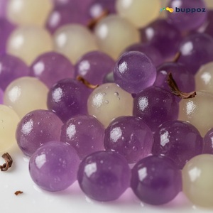 Boisson au thé Oolong Pomme Raisin avec perles de tapioca éclatantes 335ml – Halal pour les salons de thé et les magasins de Bubble Tea – OEM - Product Image 3