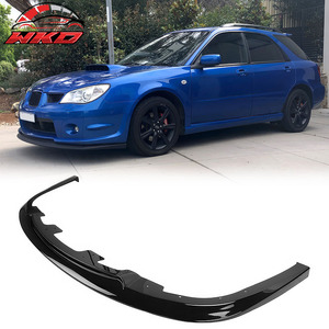Alerón Delantero para Subaru Impreza WRX 2006-2007 Estilo STI, Spoiler de Polipropileno Negro Brillante, Kit de Carrocería de Alta Calidad - Product Image 1