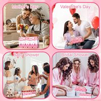 Boîtes à macarons pour boulangerie, emballage alimentaire en papier, boîte cadeau en raphia pour la Saint-Valentin, boîtes à chocolats et fraises avec fenêtre transparente