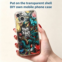 Zhimei 190*120mm Films de protection arrière 3D en relief gravé au laser, autocollants décoratifs pour téléphone, film pour machine de découpe de protecteurs d'écran