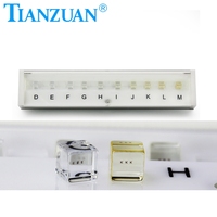 Pierre de qualité supérieure Workblank, produits semi-finis, cube, référence au standard de diamant GIA, testeur de pierre en zircone cubique laser CZ