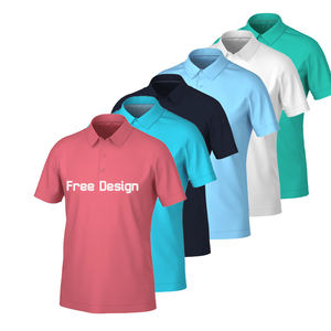 Polo de golf personnalisé séchage rapide 100% polyester t-shirt polo vierge de sublimation t-shirt grande taille personnalisé polo pour hommes - Product Image 1