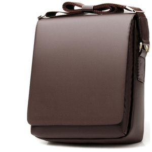 Élégant et de Qualité Designer PU Cuir Imperméable Porte-Documents d'Affaires Petit Carré Sac Messager à Bandoulière pour Hommes - Product Image 1