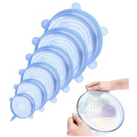 Couvercles extensibles en Silicone pour le stockage des aliments, couvercles réutilisables, pour les bols, 12 pièces, tailles variées