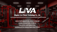 Machine de musculation professionnelle Liva Iso-Lateral à charge libre pour développements au banc plat, équipement d'entraînement de la force pectorale pour salle de sport commerciale