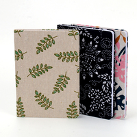 Cuaderno de Tela de Lino Floral en Oferta para la Oficina y Apuntes Diarios
