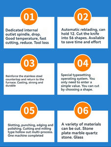 Personnalisable Nouveau 5.5KW Laser Graveur 0.06mm Haute Précision Laser Gravure Cutter Machine pour Bois Métal Foncé Acrylique Verre - Product Image 5