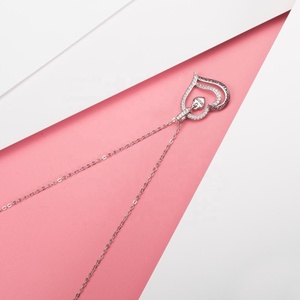 Madre regalo clásico de joyería de plata de ley 925 de moda de la familia mamá colgante collar - Product Image 2