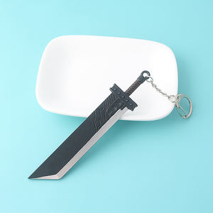 Nouveau porte-clés en métal créatif, fabricant de porte-clés Final Fantasy Remake, porte-clés épée d'arme de Zack Fair - Product Image 6