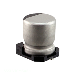 Condensateur original CAP ALUM 10UF 20% 35V SMD à montage en surface 10 uF 35SLV10M5X6.1 - Product Image 1