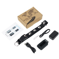 Traceur GPS intelligent P03 compatible Android, sans fil, étanche, en plastique, pour animaux de compagnie, avec collier détachable anti-perte pour chats et chiens