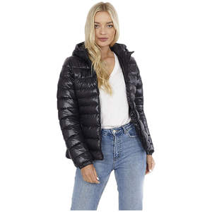 Veste matelassée réversible en cuir véritable pour femme, nouvelle collection OEM, rembourrage en coton teint uni, haute qualité - Product Image 3