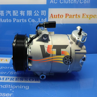 Kompresor AC Polia 3pk 110mm Berkualitas Tinggi 1.6-12 Volt untuk Volkswagen Fox 2008 Voyage 2008 Gol G5 G6 Model Motor CVC R134a