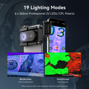 APEXEL portatile accessorio per Smartphone cellulare microscopio lente 300X da tasca microscopio digitale lente per gioielli, timbro, pelle, piante - Product Image 3