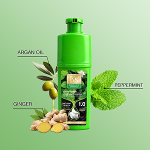 Champú Tinte para el Cabello 420ml, Espuma Permanente para Mujeres, Cobertura de <span class=keywords><strong>Canas</strong></span>, Calidad de Salón en Casa - Product Image 3