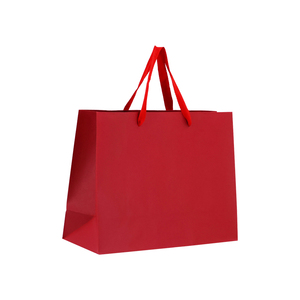 Bán buôn Thời trang Tiệc Cưới Quà Tặng Kraft Túi giấy tùy chỉnh Túi quà màu đỏ Tote Túi hdpk - Product Image 2