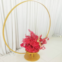 Anneau de décoration de gâteau en fer, support de décoration de table de mariage, arche de fleur de ballon, ornements de table de fleurs de mariage, offre spéciale