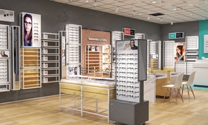 متجر البصرية الحديثة تصميم نظارة شمس خشبية عرض خِزانة خشبية لحمل التلفاز للنظارات كشك - Product Image 4