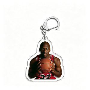 Porte-clés en acrylique personnalisé pour star de basket-ball, double face, pendentif artisanal pour joueurs de la <span class=keywords><strong>NBA</strong></span> - Product Image 5