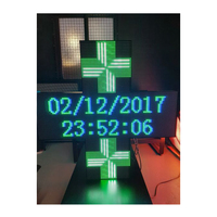 Cross Pharmacy Sign Custom ized Innen-und Außen-Vollfarb-Apotheken laden P6/p8 Led Green Scree Feste Installation Außen