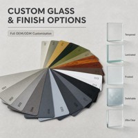 Cloison double vitrage en aluminium de 90 mm avec persiennes intégrées pour immeuble de bureaux