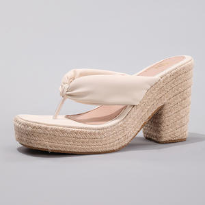 Sandalias de cuña con plataforma y tira al tobillo para mujer, estilo slingback, con espalda abierta, ajuste seguro, para verano - Product Image 1