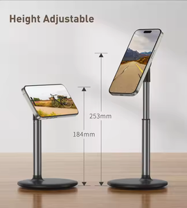 new Popular Magnetic 360 Rotation Height Tilt Adjustable Extendable Aluminium Alloy Desk Phone <b>Stand</b> Lazy <b>Stand</b> for Home - Product Image 2