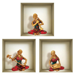 HMS Set di tre 3D quadrate Peel and Stick decalcomanie da parete Abba nicchia 3D quadrate da parete - Product Image 4