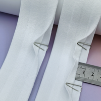 Cordon élastique en Y de 4,5 cm, noir et blanc, pour pantalons et accessoires vestimentaires