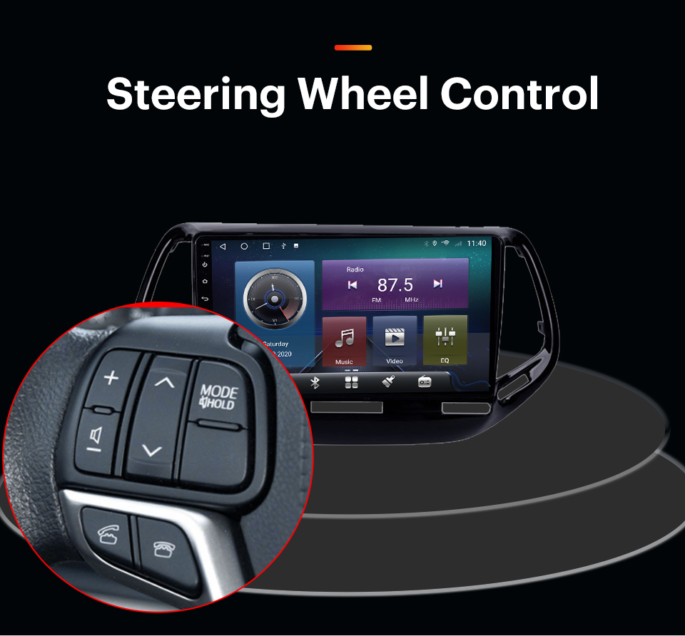 Android 13 Autoradio Für Jeep Compass 2017-2021 – 10,1 Zoll, Wireless Carplay, 2+64GB, Mit AHD-Kamera