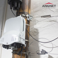 Penjepit kait kabel Drop serat optik Aerial pengencang baja tahan karat dapat disesuaikan untuk penggunaan luar ruangan