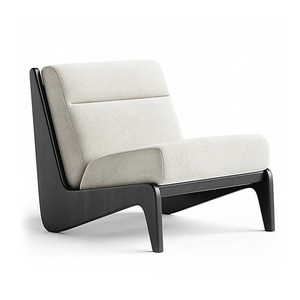 Canapé et fauteuil individuels personnalisables en bois massif de style Wabi-sabi pour salon, meubles de maison - Product Image 6