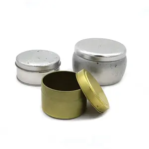 Barattoli di metallo di vendita calda con contenitori di candele di latta per finestre barattolo di latta per candele barattoli di candela personalizzati in scatola di latta