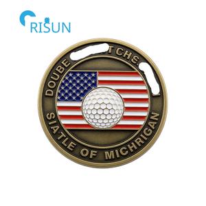 Souvenirs personnalisés, médaille <span class=keywords><strong>de</strong></span> golf en métal 3D en relief coloré, pièces commémoratives, pièce <span class=keywords><strong>de</strong></span> défi <span class=keywords><strong>de</strong></span> golf personnalisée - Product Image 3