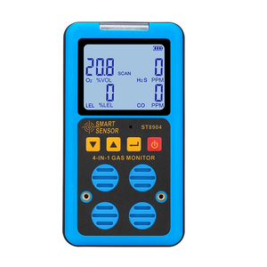 Multi Gas Detector Oxygen O2 Sulfide H2S Carbon Monoxide CO Combustible Gas LEL Gas <b>Meter</b> ST8904 - Product Image 1