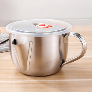 Filtre à graisse et à huile en acier inoxydable SYH575 pour cuisine, outil de séparation de la graisse des sauces et des soupes, idéal pour la cuisson domestique - Product Image 4