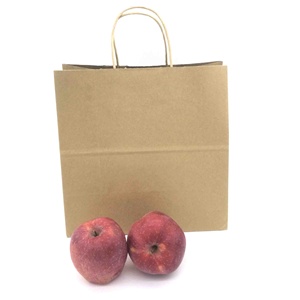 Thức Ăn Nhanh Túi mua sắm nâu kraft túi giấy với xử lý cá nhân giao hàng đơn giản túi giấy cho thực phẩm - Product Image 5