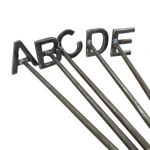 Juego de planchas de acero inoxidable de primera calidad con letras del alfabeto AZ para identificación y diseño de perros y animales, Regal Impex - Product Image 1
