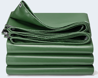 Rouleaux de bâche robuste en PVC enduit, ignifuge, imperméable, anti-UV et coupe-vent pour applications extérieures