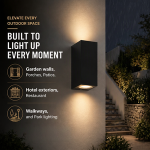 Luminaire mural extérieur moderne PS1670 anti-corrosion en PC, étanche IP54 - Éclairage extérieur durable <span class=keywords><strong>pour</strong></span> projets côtiers et jardins - Product Image 1
