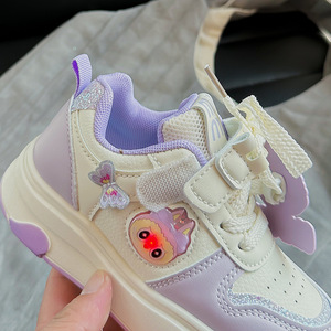 Scarpe da <span class=keywords><strong>bambina</strong></span> Labu 2026 Nuove Scarpe da Principessa Autunnali per Bambini con Suola Morbida Bianche Sneakers da <span class=keywords><strong>Bambina</strong></span> con Chiusura a Strappo - Product Image 4