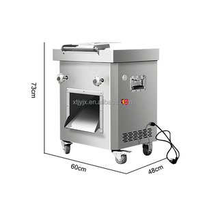 Máy thái thịt công nghiệp thương mại, máy xé thịt, bộ dao tháo rời, dành cho nhà máy sản xuất thịt bò khô, máy thái thịt điện mới - Product Image 1