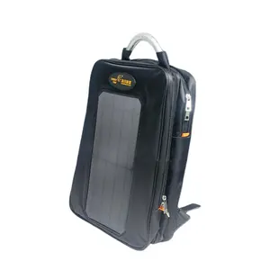 Solar bag Trending outdoor travel laptop business usb charging backpack solar panel backpack charger bag smart anti theft solar